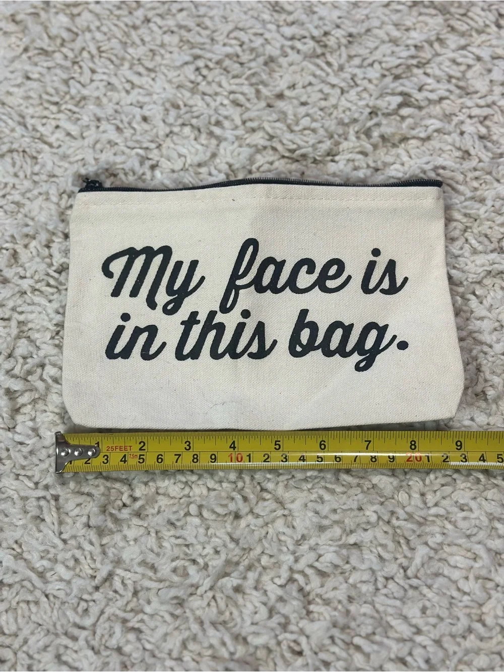 Canvas Makeup Bag 